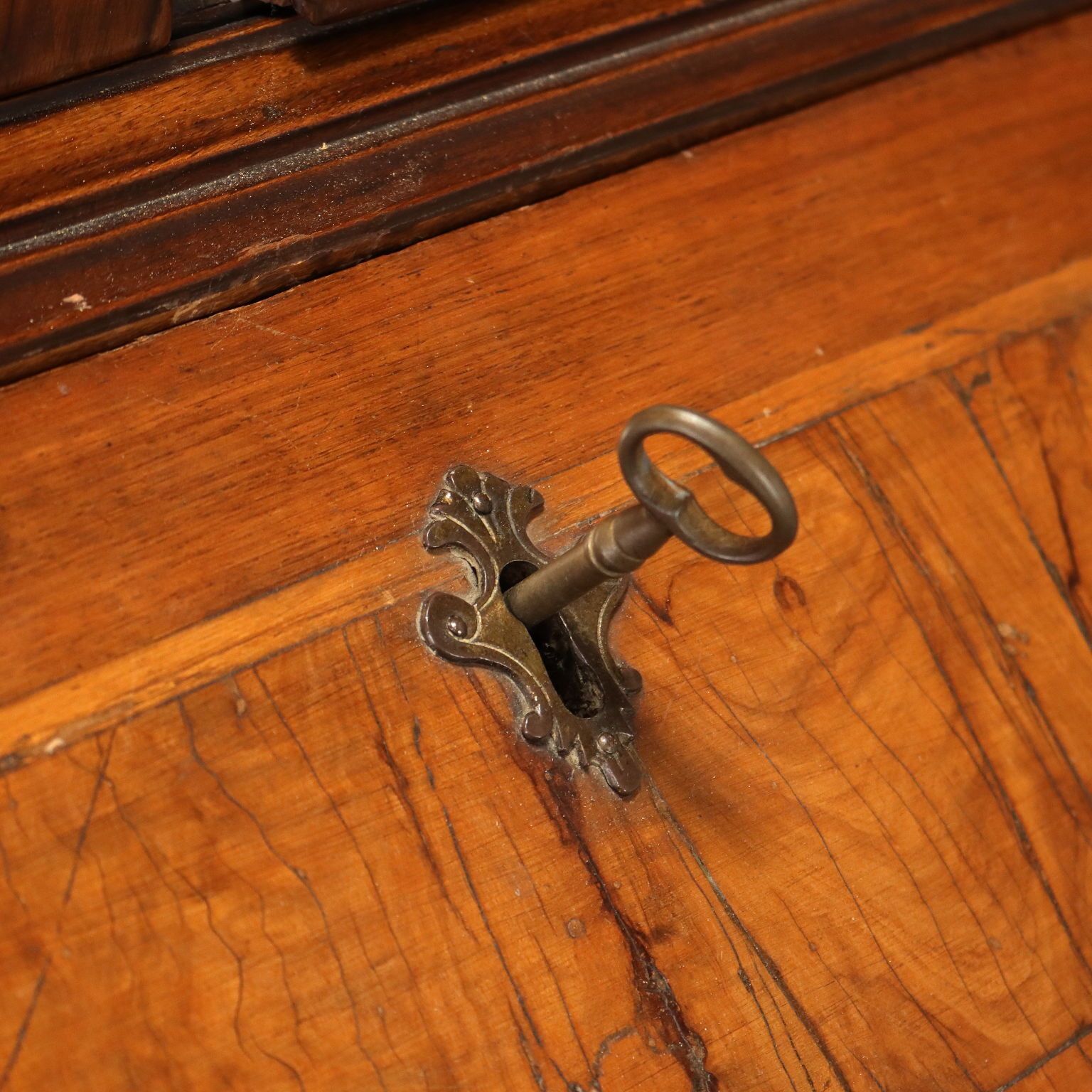 photo for sale Antique Trumeau Walnut Fir Burl Bronze Italy XVIII Century