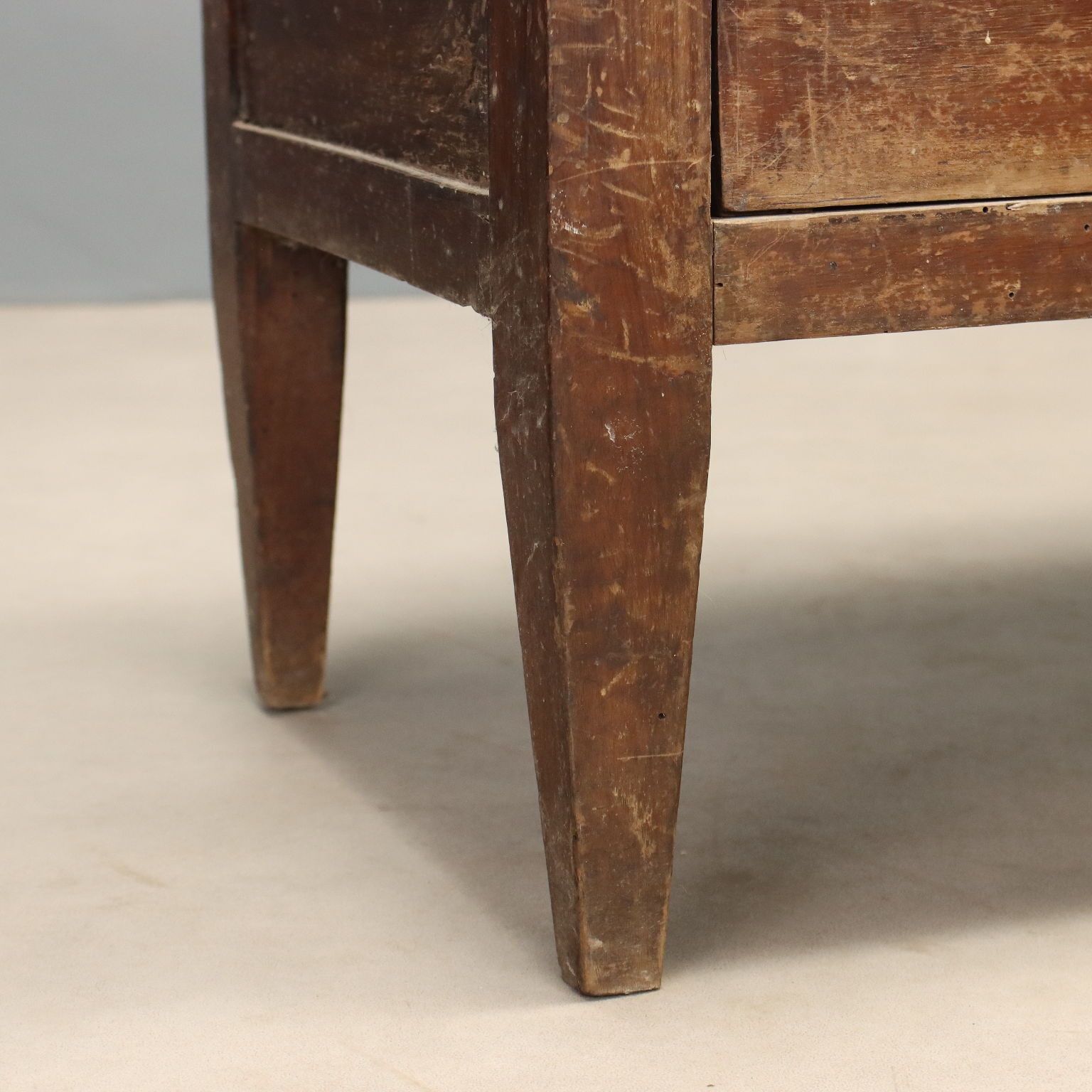 Antique Nightstand Directoire Walnut Italy Late XVIII Century photo vinterior