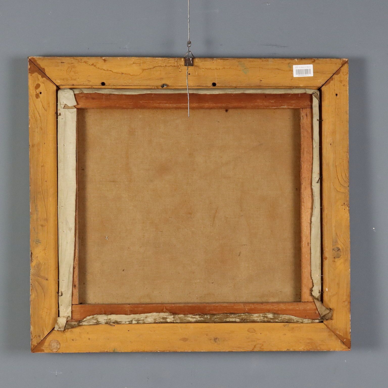Tableau d'époque signé Carlo Cherubini, huile sur toile, XXe siècle photo vintage