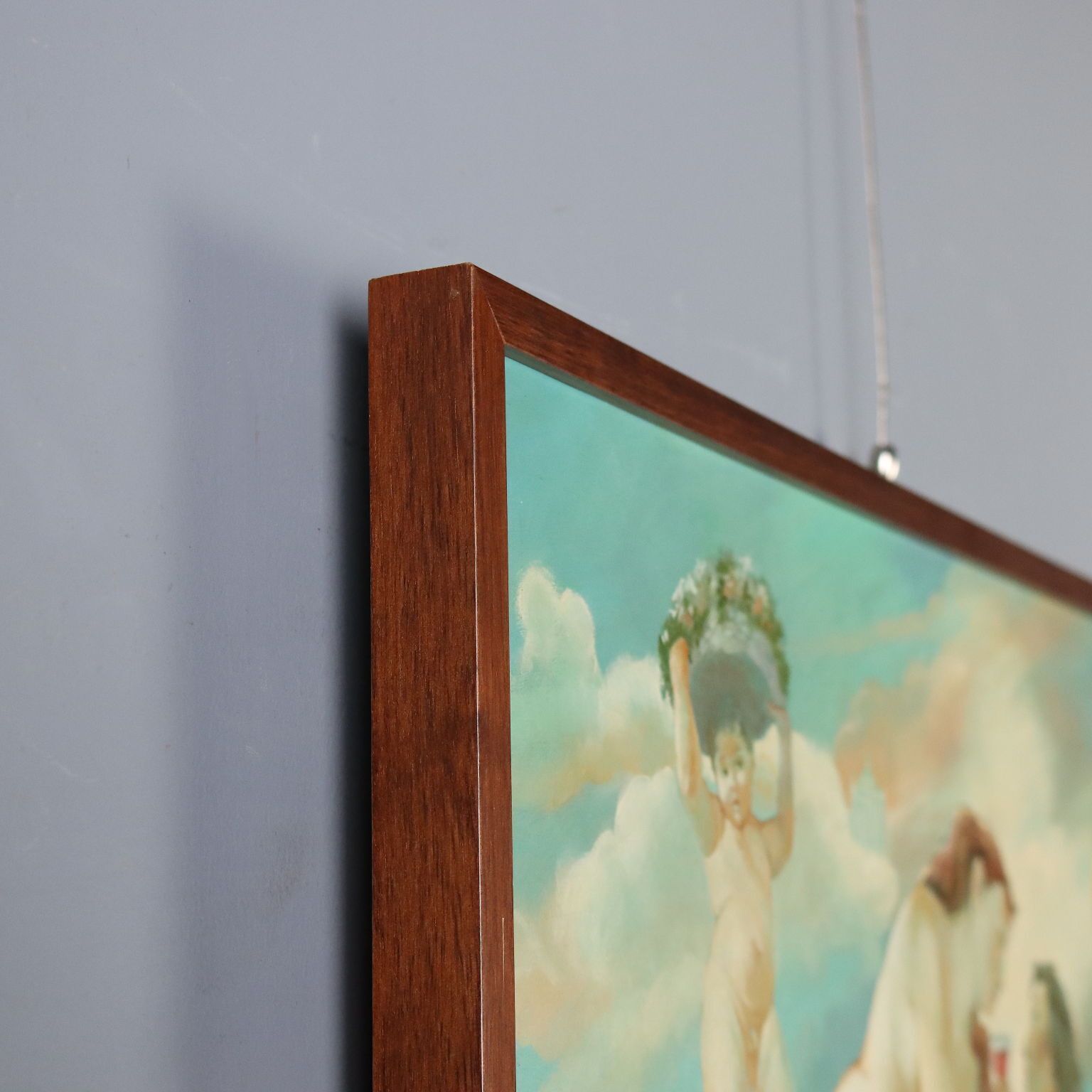 photo furniture Eigentijds schilderij, gesigneerd A. Cappuccio, Homage To D. Campari 1987