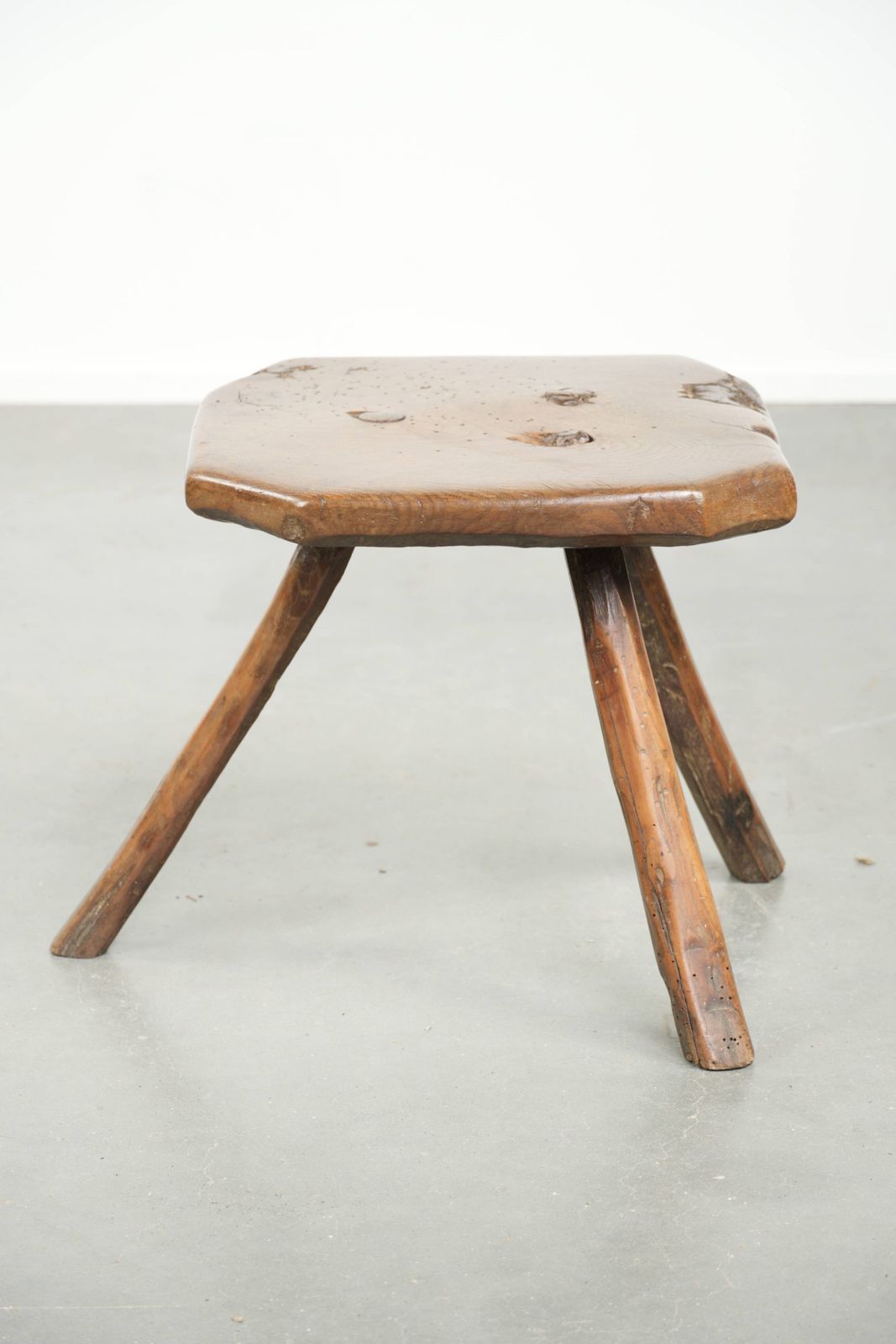 Unique And Original Antique English Farmhouse Stool/Side/Coffee Table From The 17th Century photo 715.0