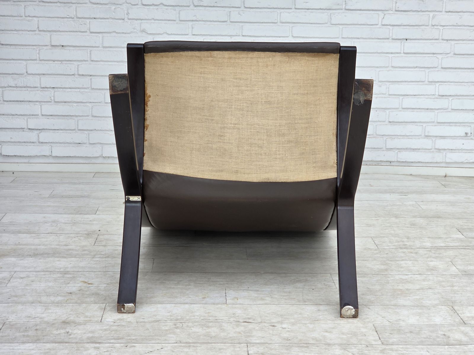 photo vintage 1970s, Danish Chair By Peter Hvidt & Orla Mølgaard For Fritz Hansen.