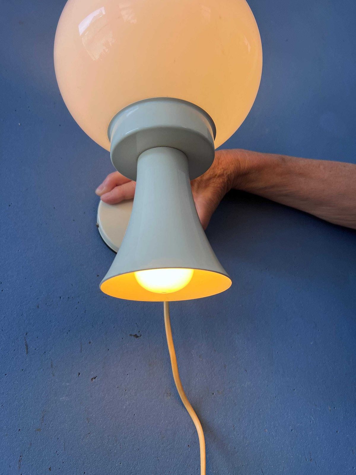 Vintage Herda Diabolo Mushroom Wandlamp | jaren 1970 Space Age Wandlamp photo vinterior