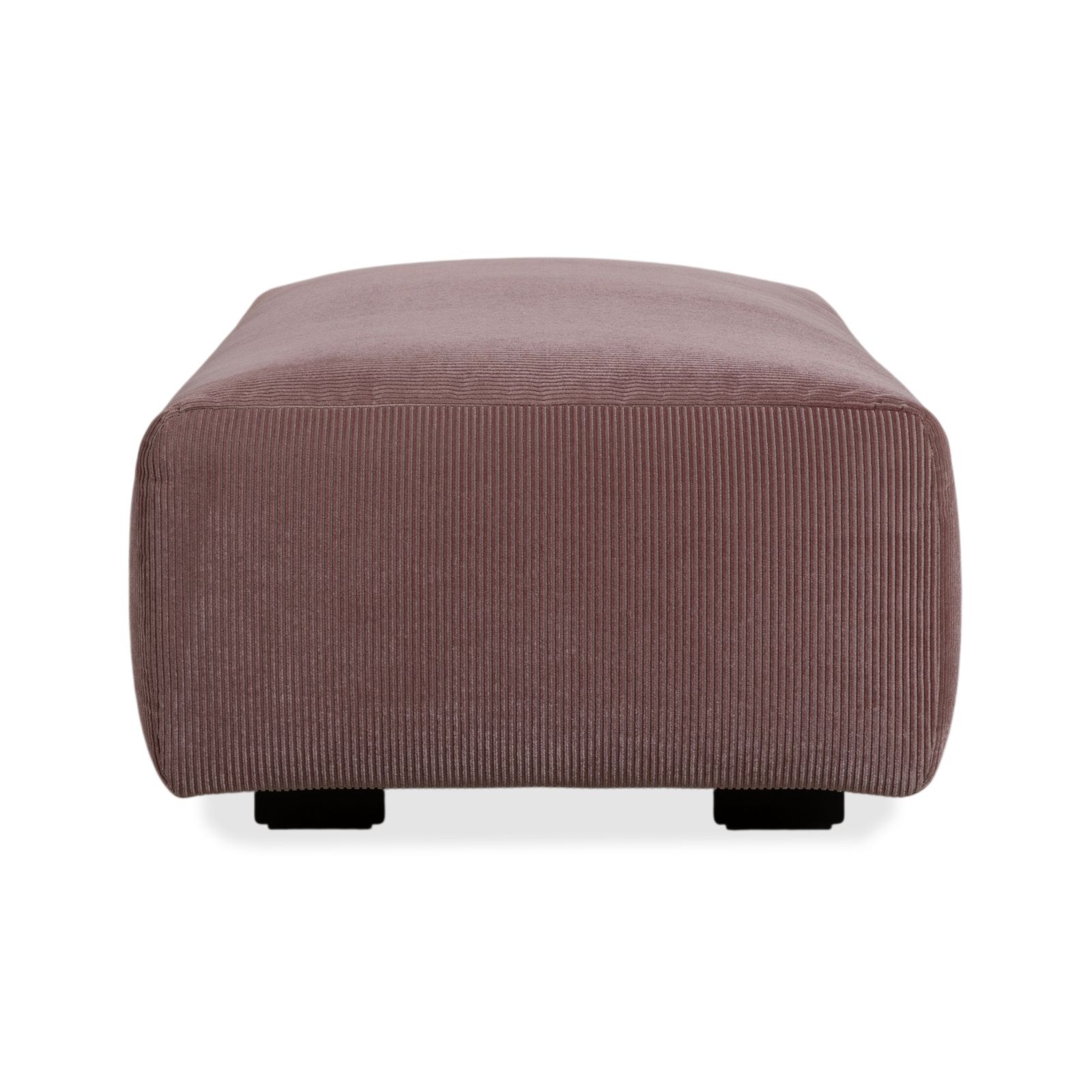 Tabouret Cor Moss en tissu velours côtelé rose mauve photo buy