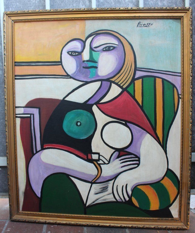 Pablo Picasso Olieverfschilderij Blue Period