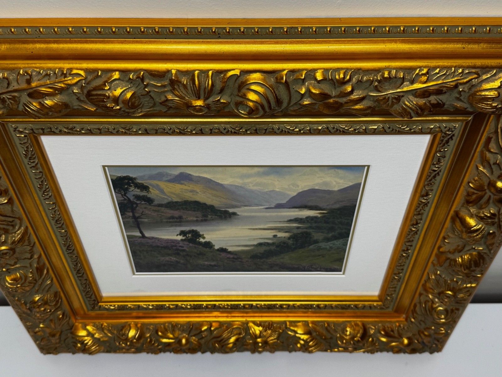 Schilderij van het Lake District, Thirlmere en Helvellyn, door Edward Horace Thompson, ca. 1925 photo 3250.0
