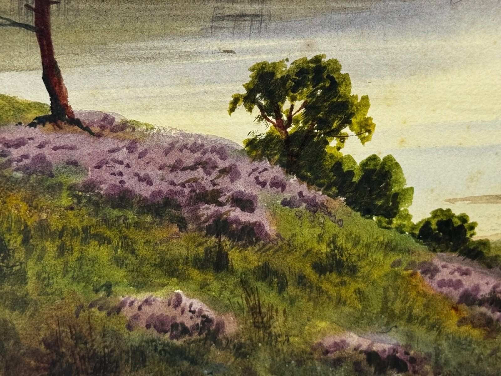 Beautiful Thirlmere And Helvellyn Lake District Painting By Edward Horace Thompson C1925 photo buy