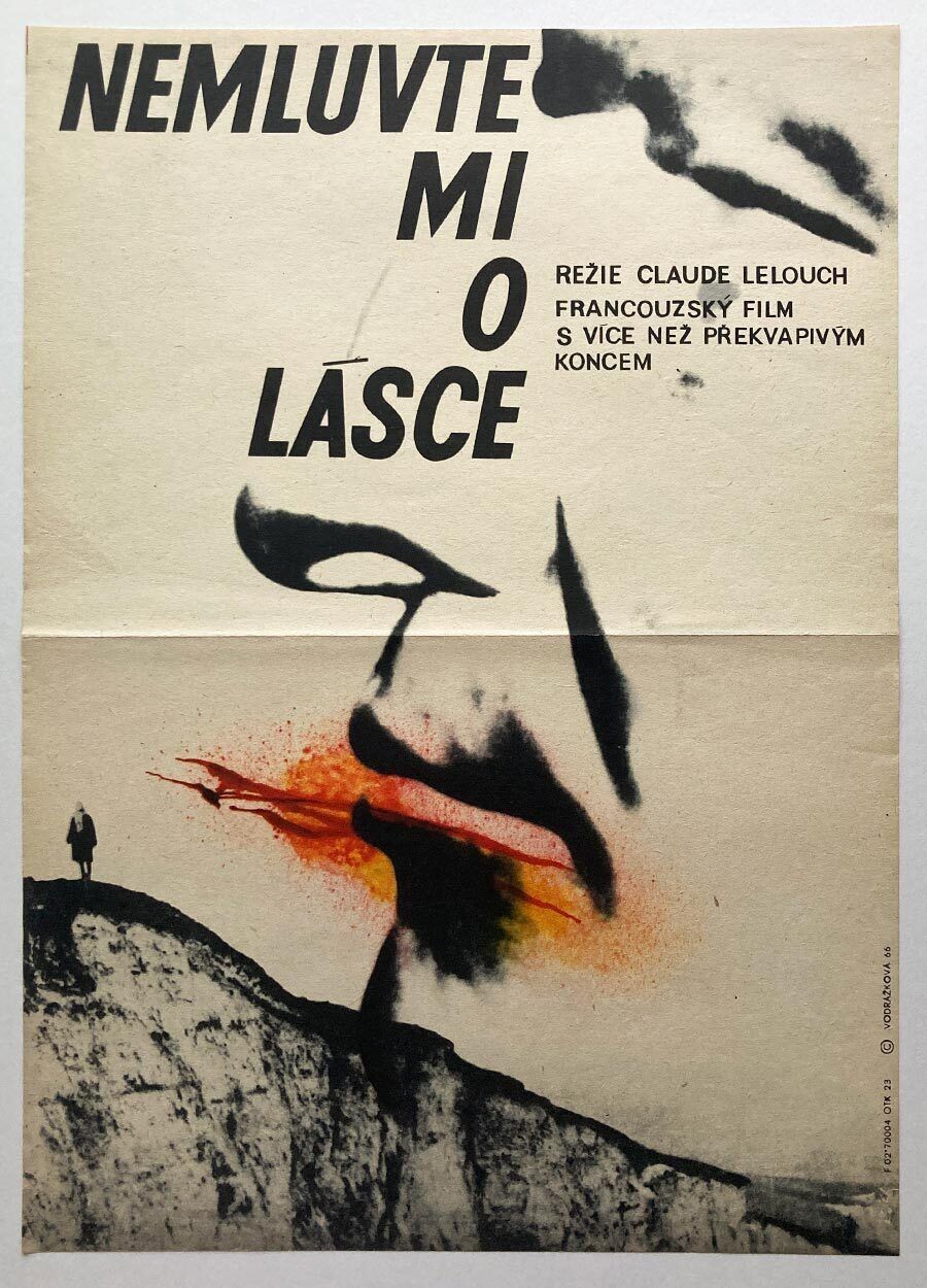 Original Film Poster, In The Affirmative, Eva Galová Vodrážková, 1967, Genuine Vintage Czech Design