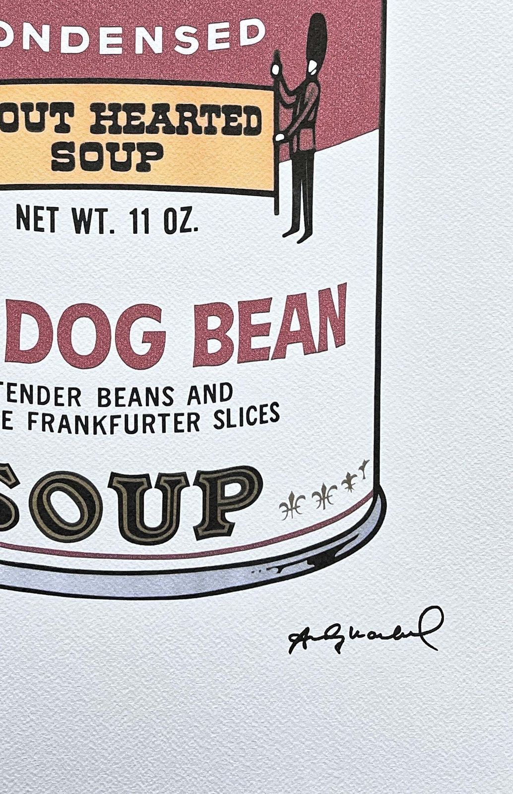 After Andy Warhol, Campbell's Soup   Hot Dog Bean, 1980s, Lithograph photo Art
