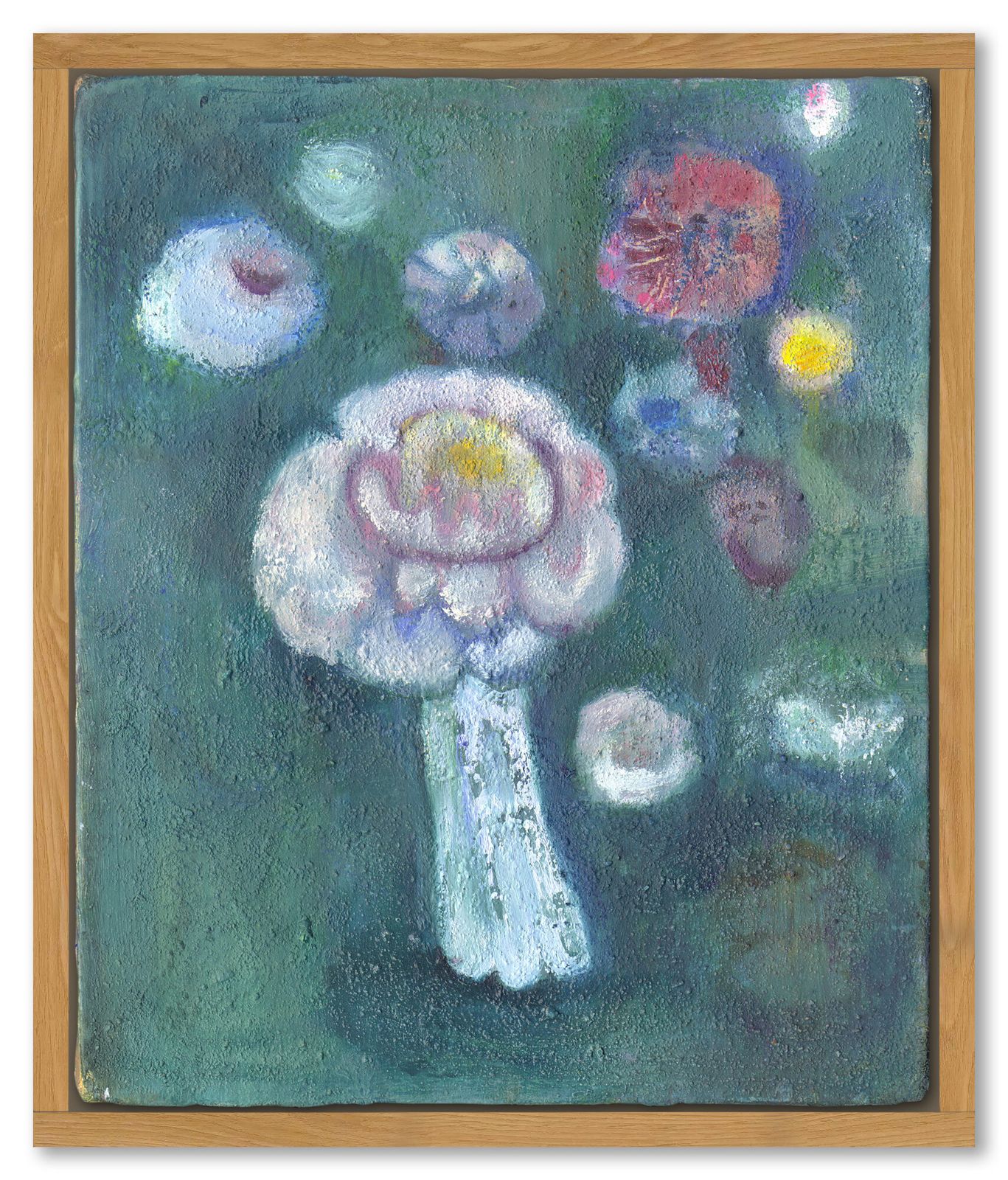 Fine Semi Abstract Contemporary Floral Still Life Painting