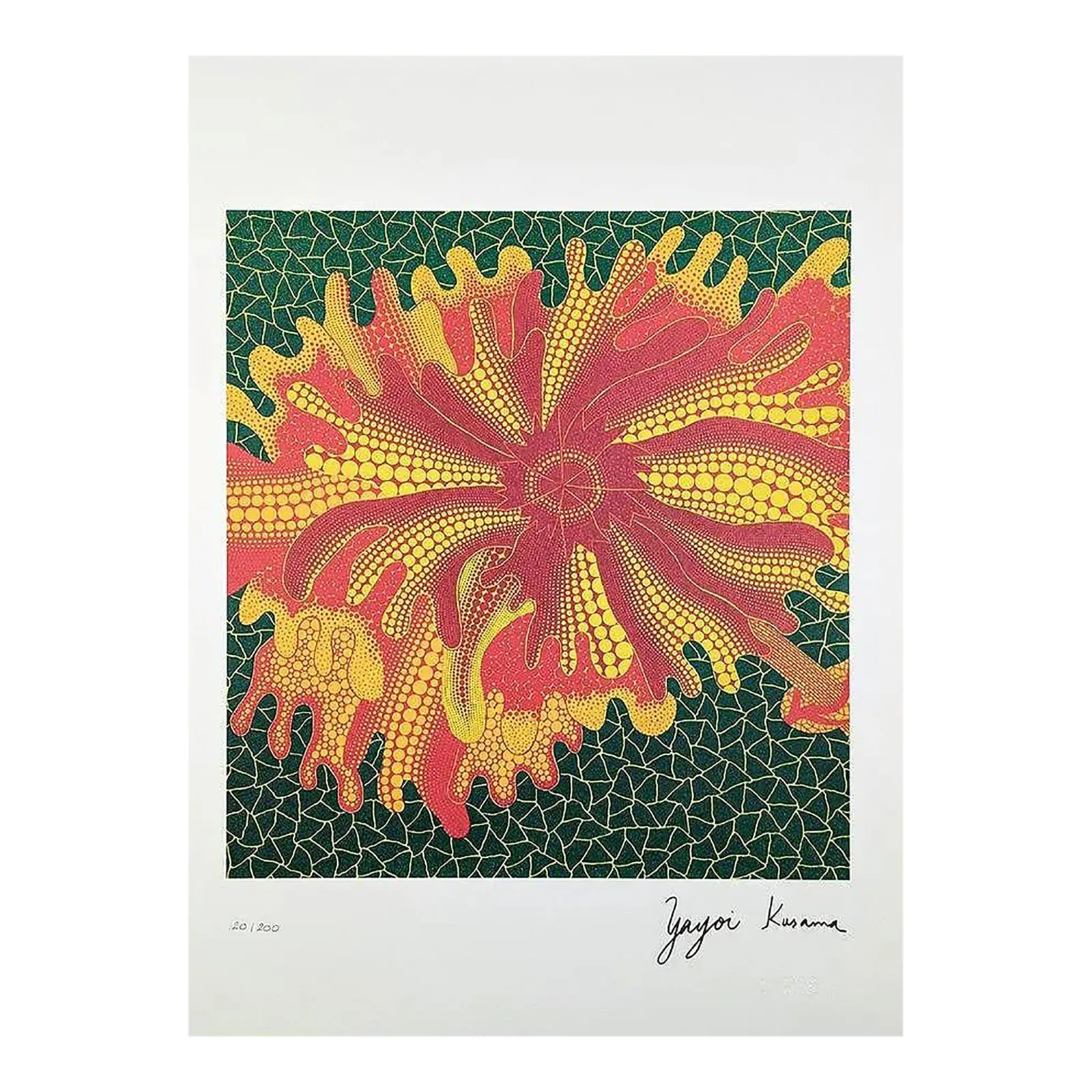 Naar Yayoi Kusama, Born In 1929, Lithografie, jaren 1990