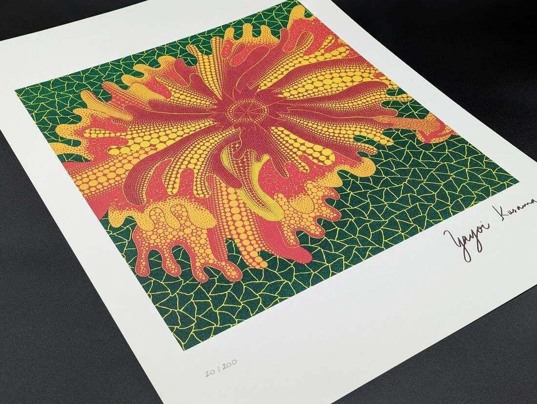 Naar Yayoi Kusama, Born In 1929, Lithografie, jaren 1990 photo furniture