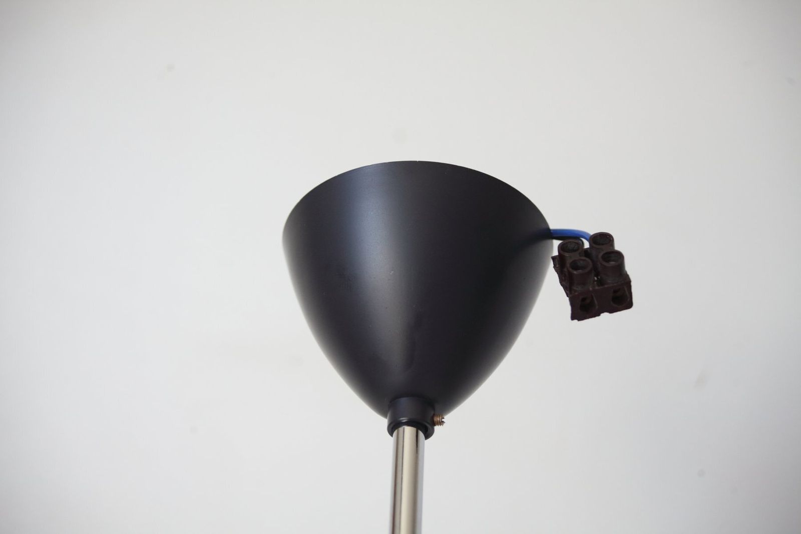 Mid-Century Opaal en Chroom Hanglamp van Karel Volf, jaren 1970 photo vinterior