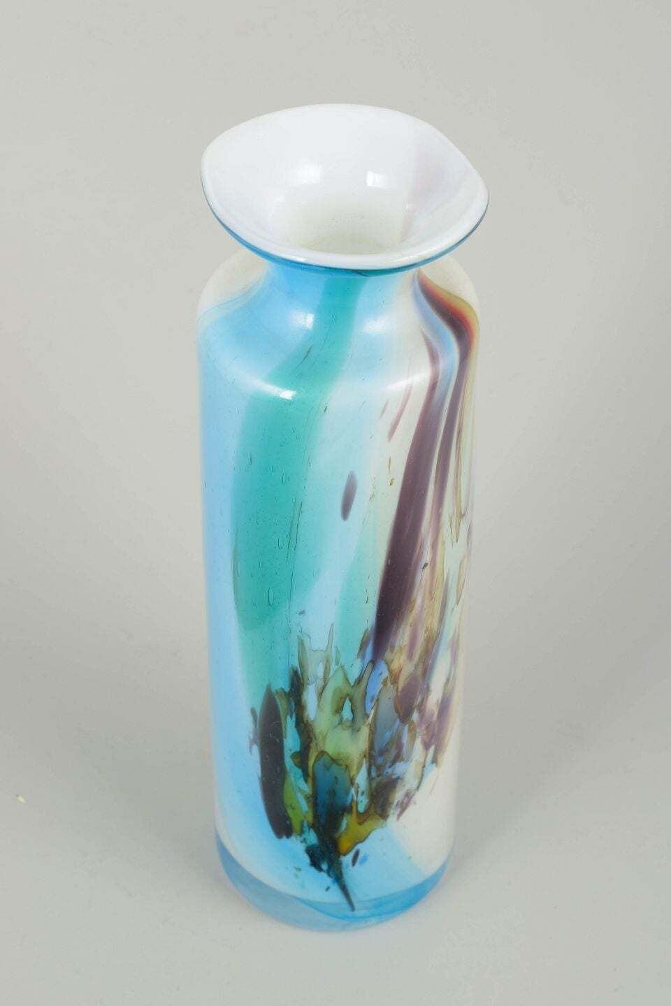Vase en verre soufflé Holmegaard, série « Cascade », par Per Lütken, années 1970 photo furniture