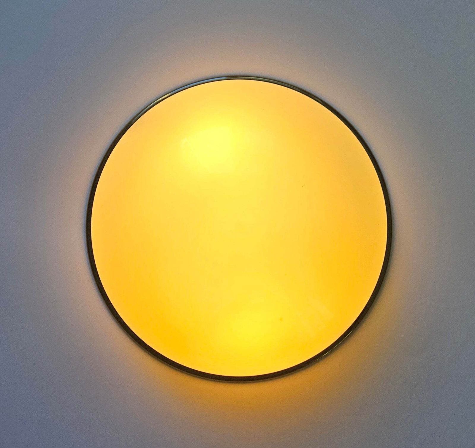 Verlichting Zeldzame mid-century plafonnière in Bauhaus-stijl, Duitsland, jaren 1970 photo