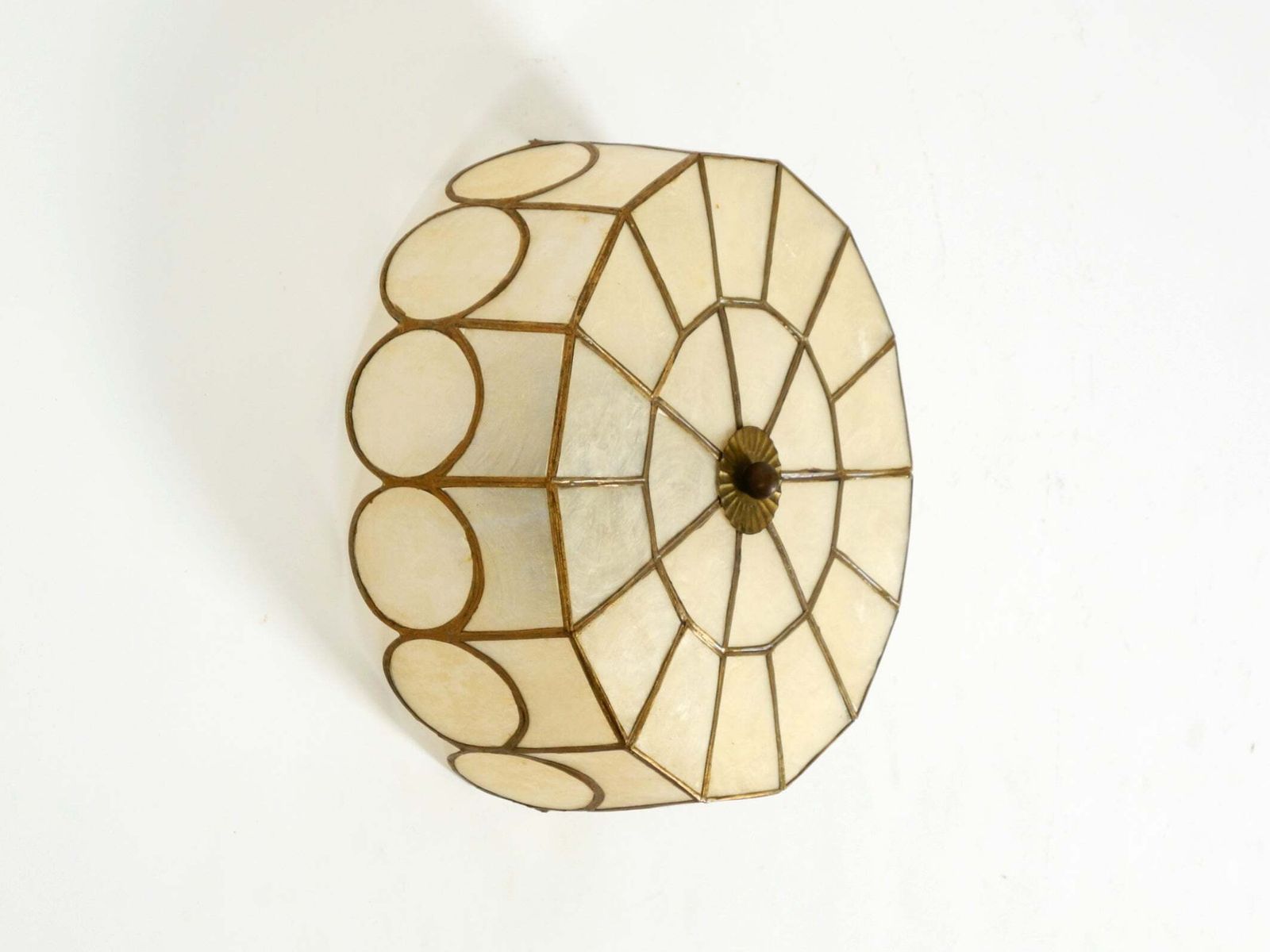 Lighting Elegant, Stunningly Beautiful Round Mid Century Modern Ceiling Or Wall Lamp Made photo