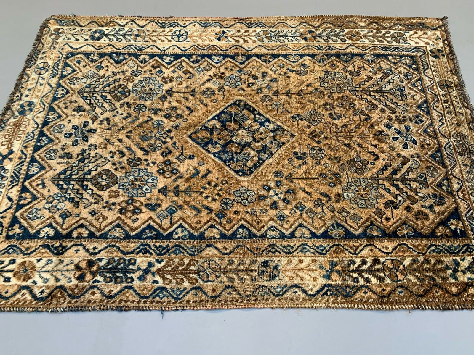 Vintage Tribal Vloerkleed 160x114 cm, Middelgroot, Oosters Tapijt Shabby Chic photo 574.0
