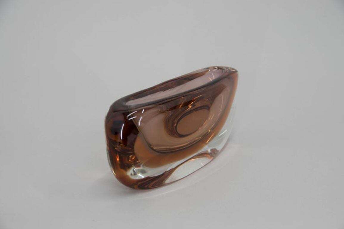 Tsjechisch art glass sommerso vaas uit de jaren 1980, Jaroslav Svoboda photo 462.0
