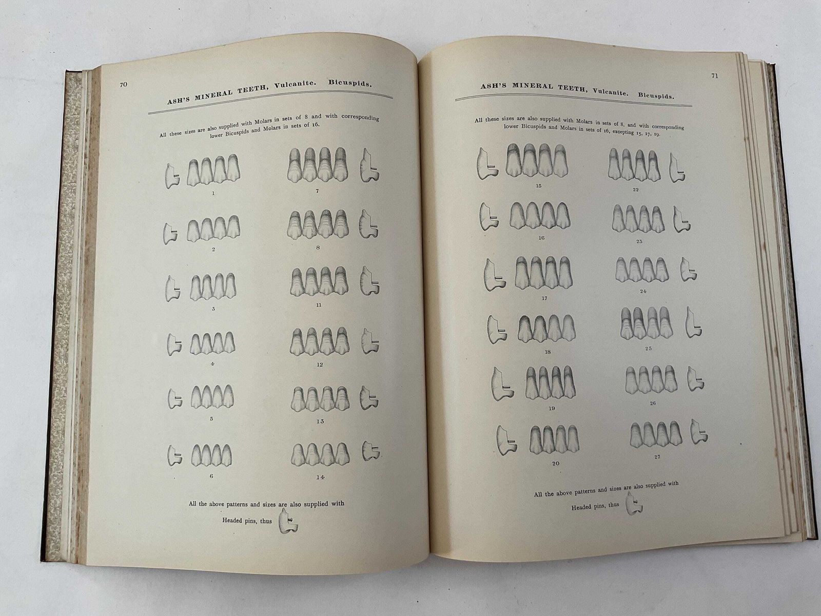 photo for sale Zeldzame antieke geïllustreerde tandheelkundige catalogus van Claudius Ash uit 1912. Tandartskabinet, curiosa en decoratie.