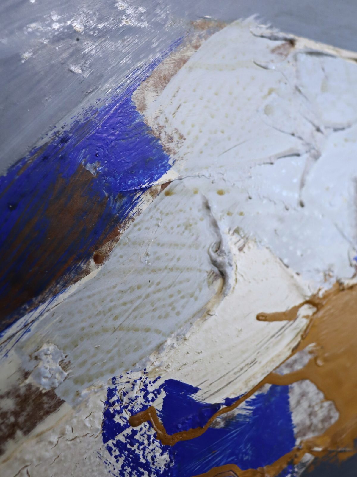 Blue Echoes, olieverfschilderij, midden 20e eeuw photo 600.0
