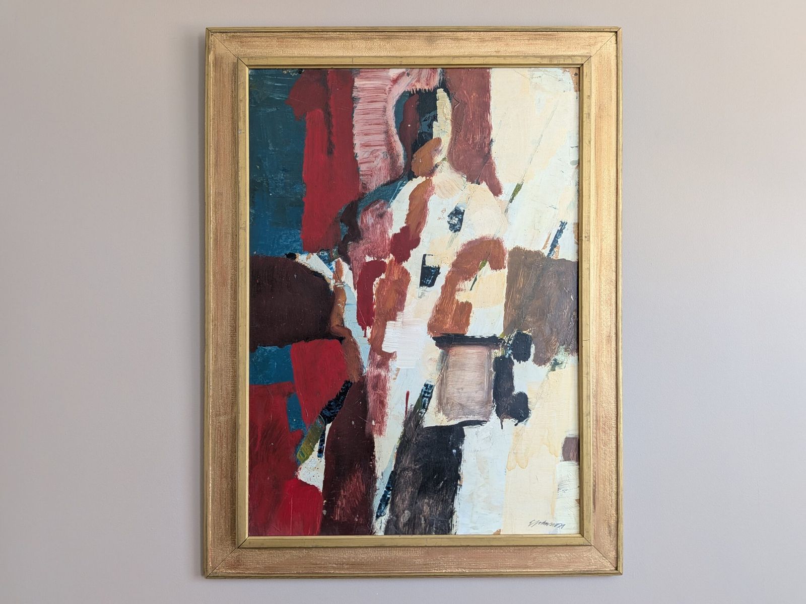 Threshold Of Presence, midden 20e eeuw olieverfschilderij