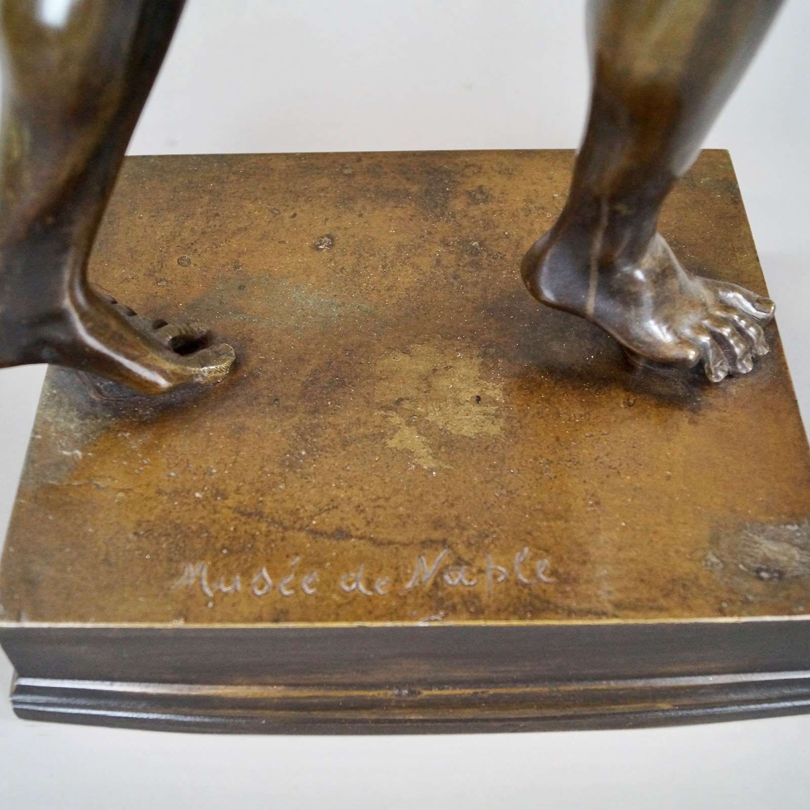Late C19th Italian Bronze ‘Grand Tour’ Souvenir Of A Dancing Fawn photo vinterior