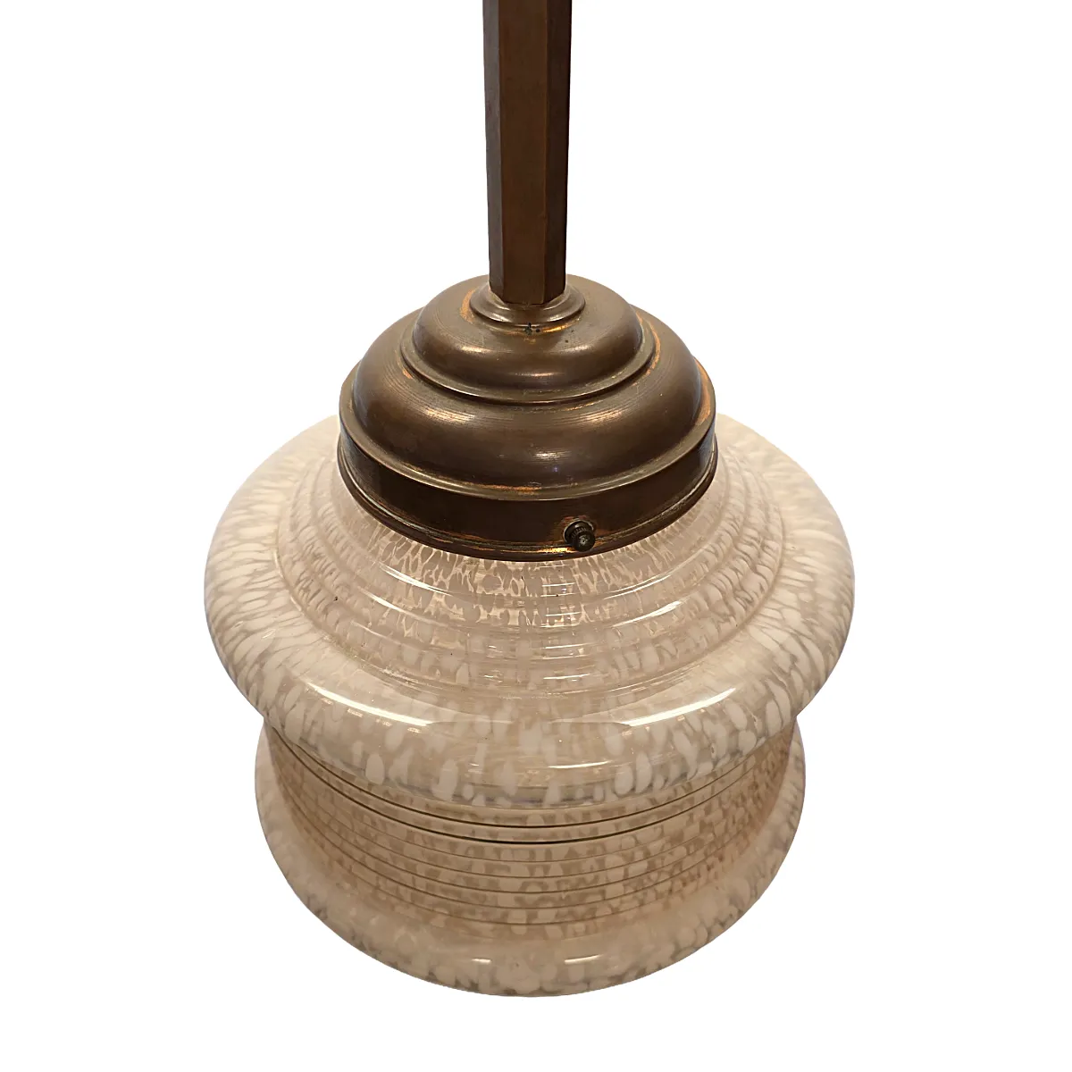 Lampe à suspension Art Déco française, années 1930 photo for sale