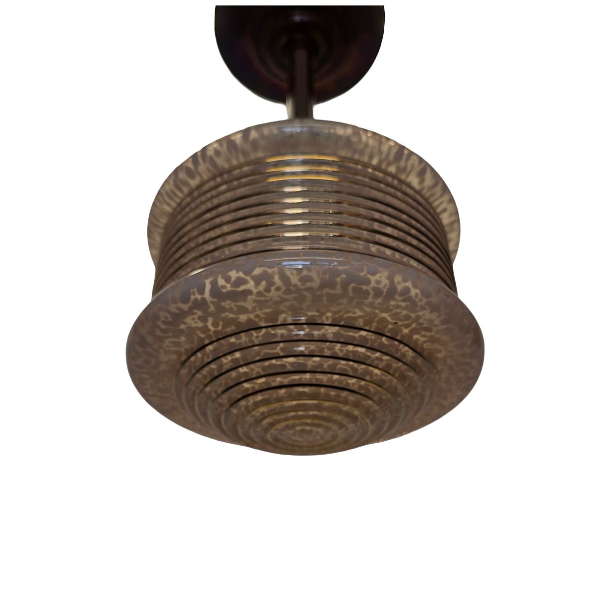 Franse art deco hanglamp, jaren 1930 photo Verlichting