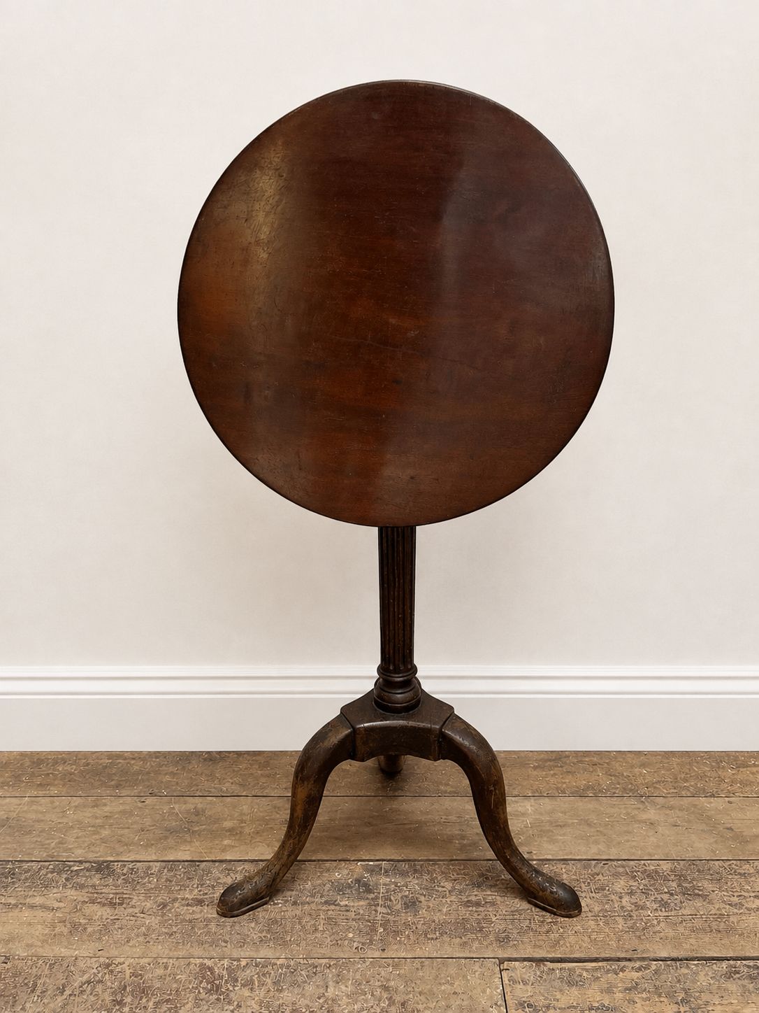 Georgian Antique Mahogany Tilt Top Table photo for sale