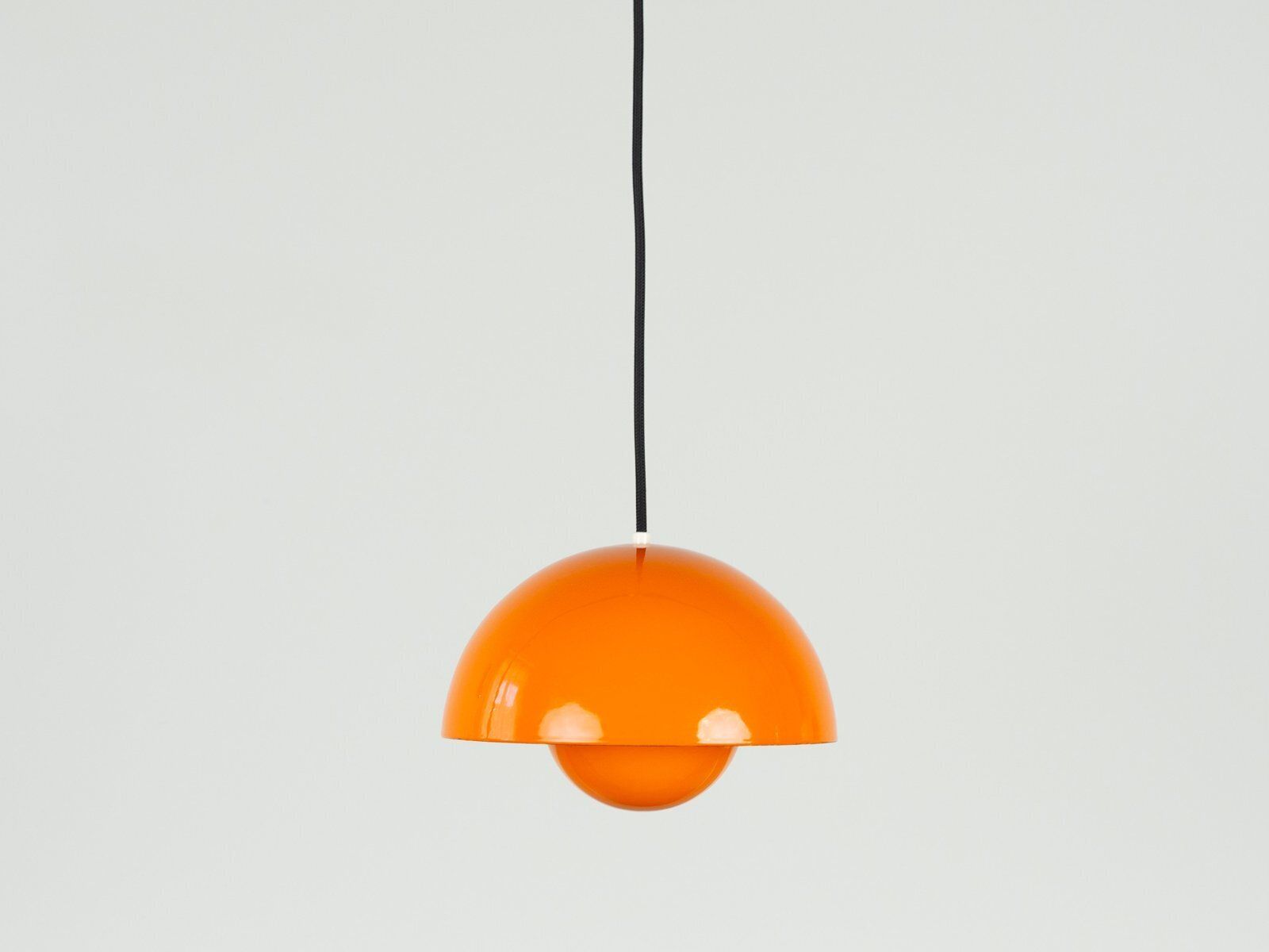 Vintage Flowerpot Pendant Lamps By Verner Panton For Louis Poulsen, Set Of 2 photo for sale