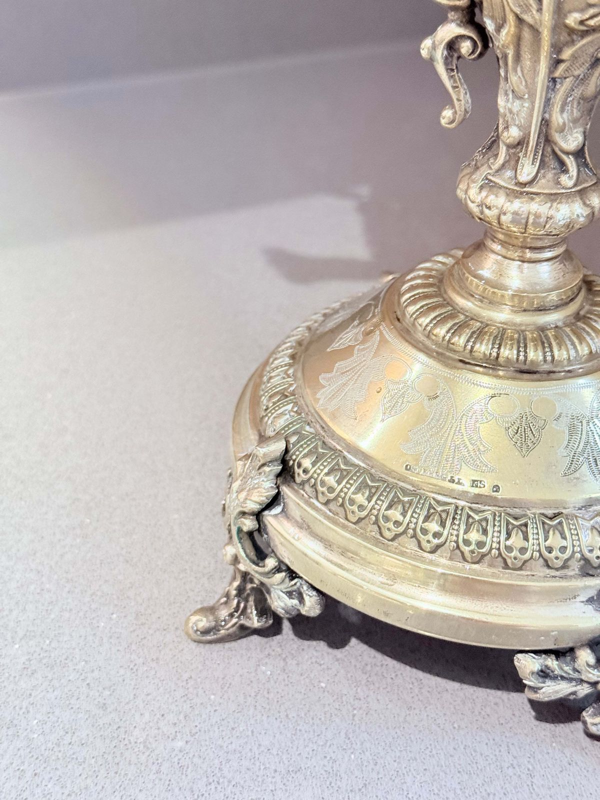 Coupe d'époque en argent, saupoudroir à sucre en métal argenté suédois avec cuillère, Östberg photo vinterior