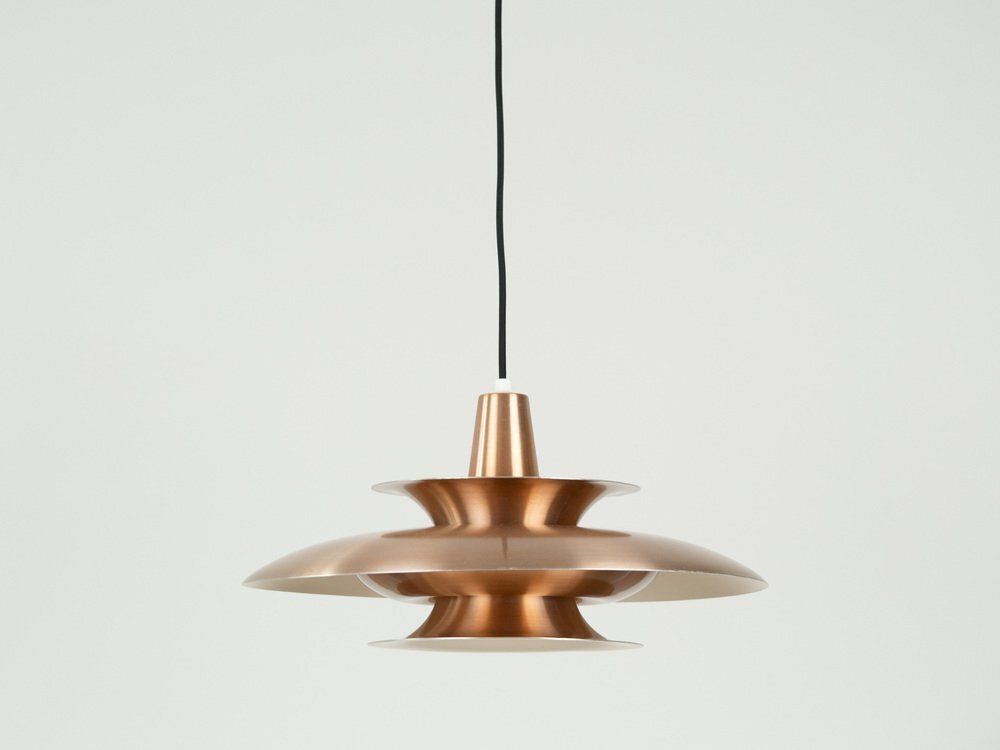 Vintage Nova Pendant Lamp In Aluminum By Fog And Mørup 1963 photo Lighting