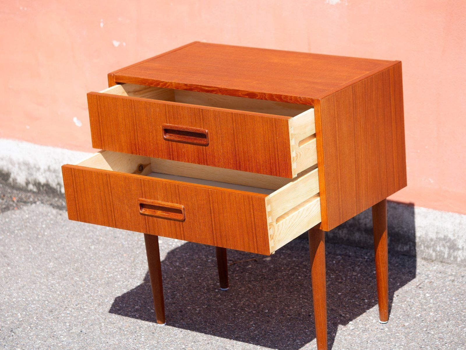 Vintage Danish Teak Chest Of Drawers 1960s photo vintage