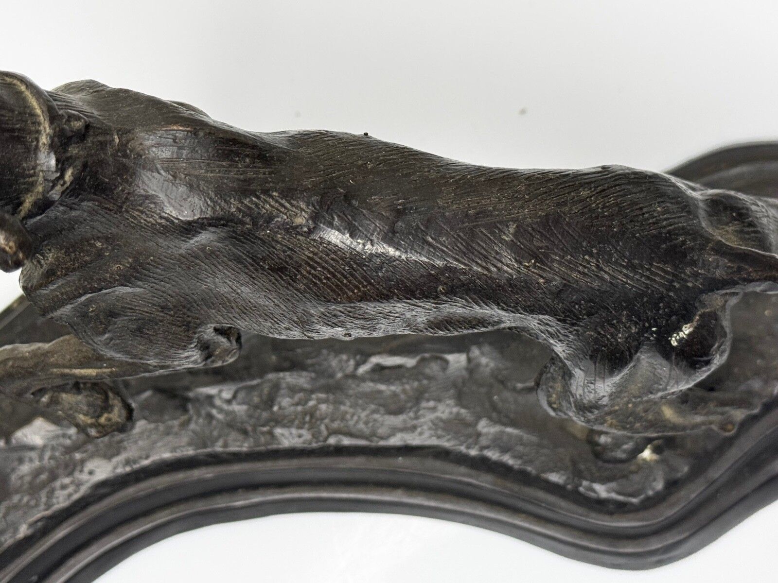 Kunst Victorian bronzen groep jachthonden ca. 1860, Franse Animalier sculptuur photo