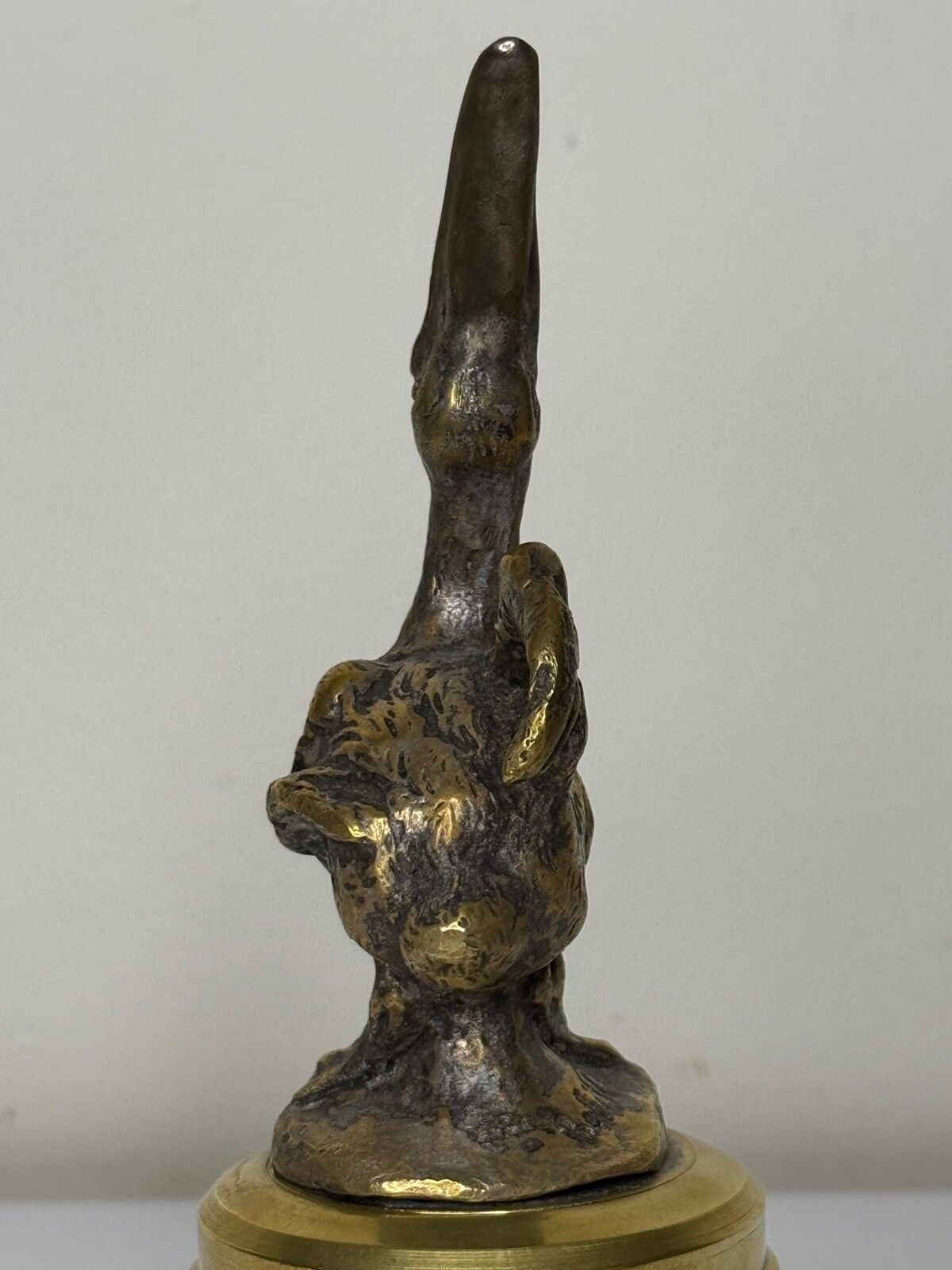 Antoine Bofill Gesigneerde Art Deco Pelikaan Automasotte Messing Sculptuur ca. 1920s photo for sale