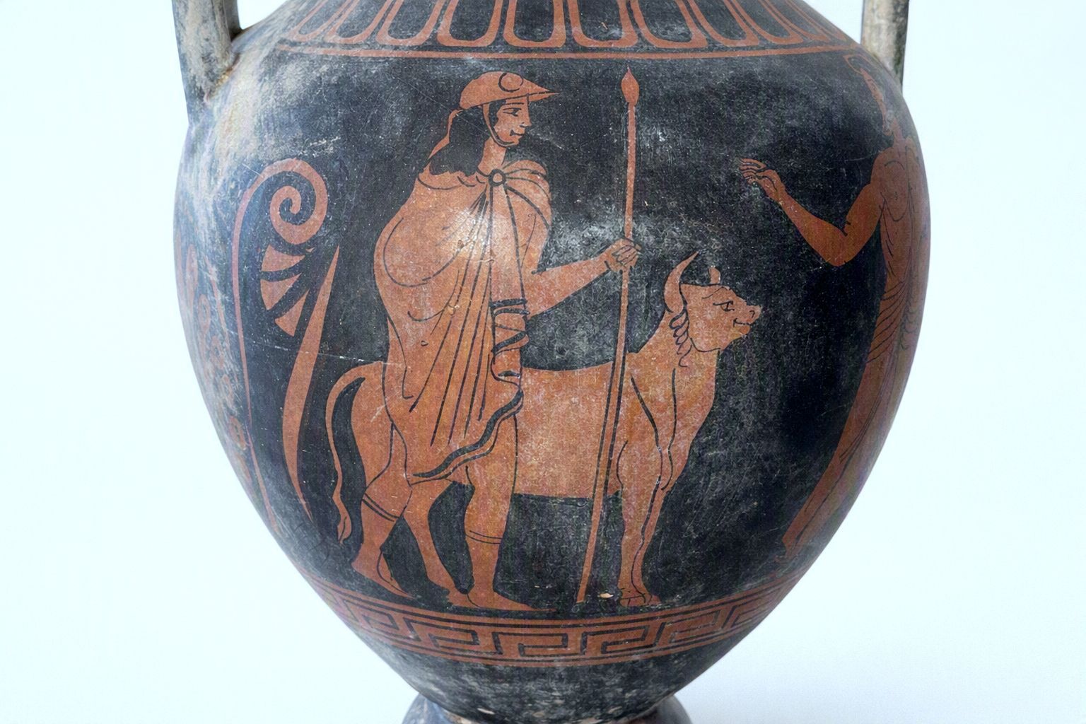 Etruskische Column Krater, Roodfiguur, 4e eeuw v.Chr. photo Woonaccessoires