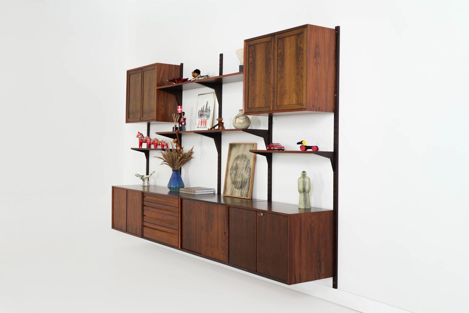 Modular Shelving In Veneer By Poul Cadovius, Denmark, 1970s photo 7999.0