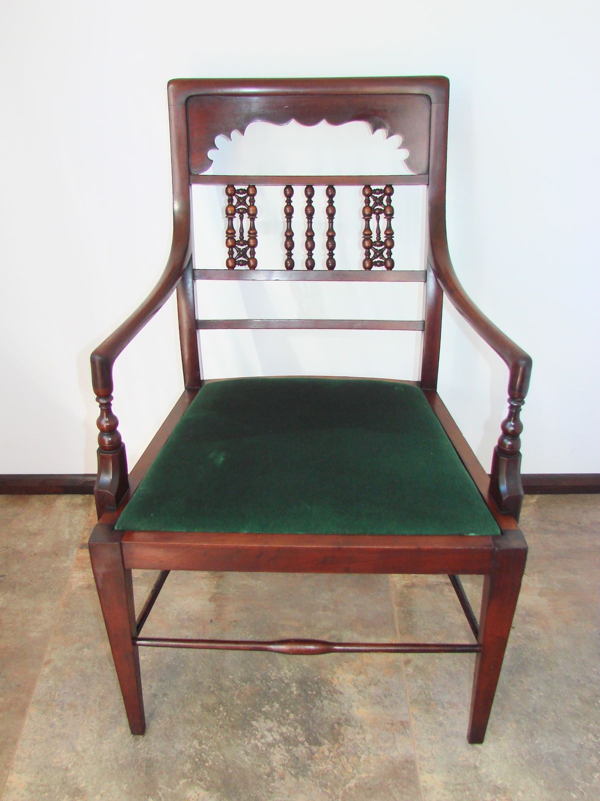 A Mahogany Armchair From The Turn Of The 19th And 20th Centuries photo 299.0