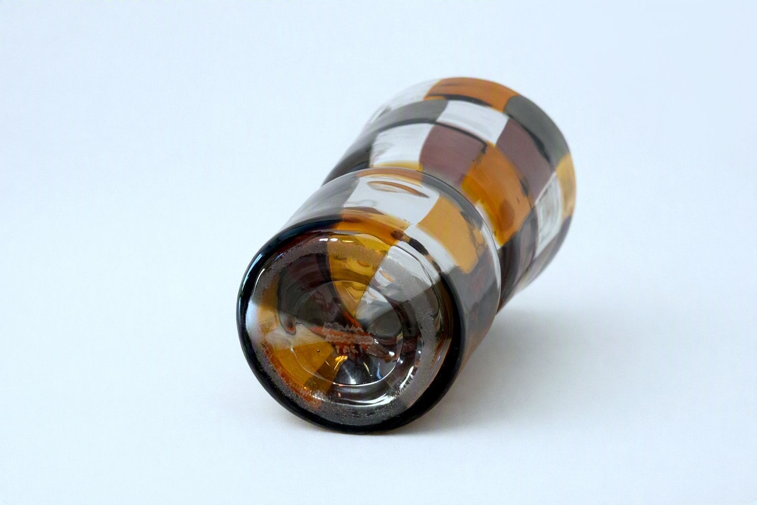 Venini Vase By Fulvio Bianconi Mod. Pezzato ' Istanbul ' 1950 / Acid Signature Mod. 4402 photo 2800.0