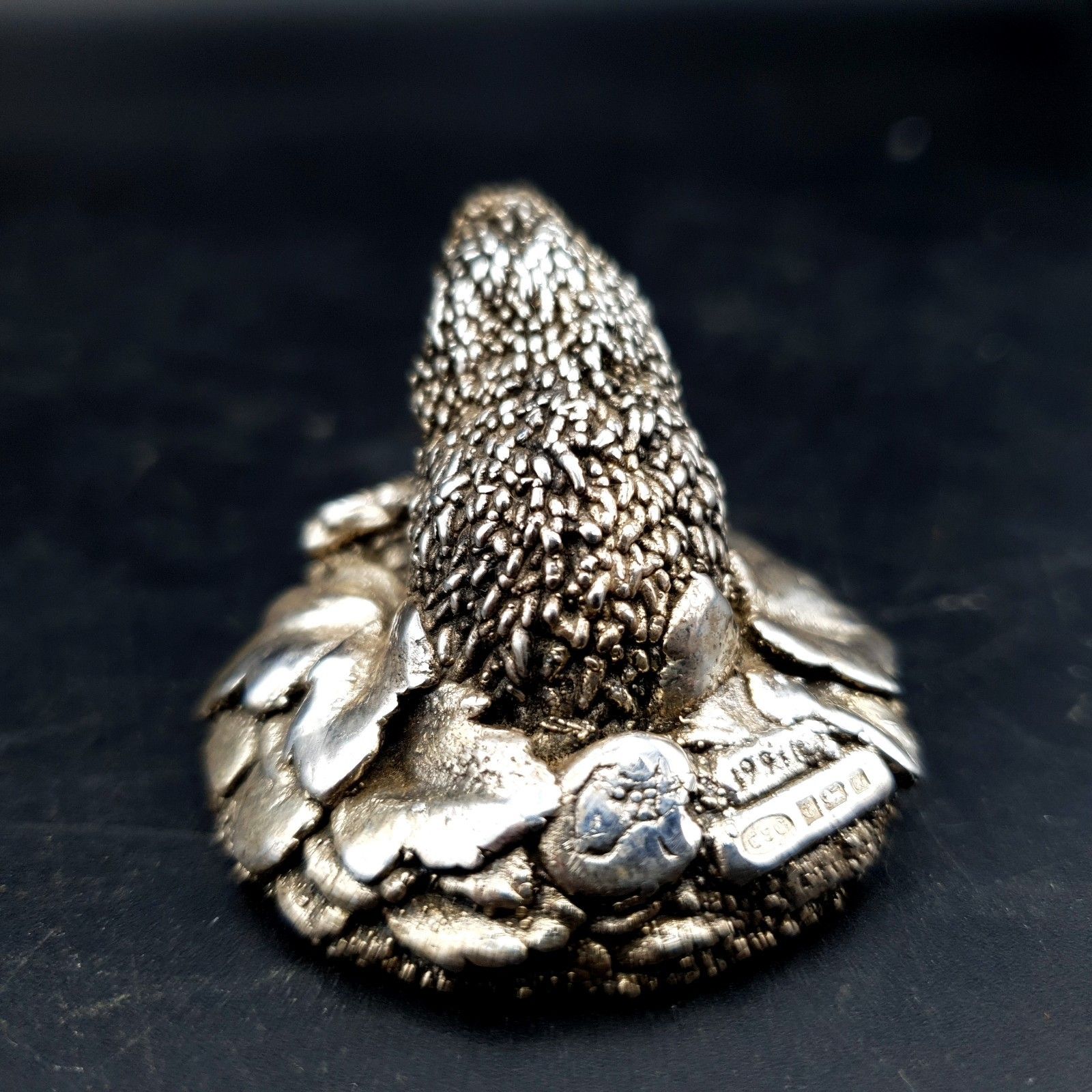 Country Artists Sterling Silver Filled Hedgehog Hallmarked Birmingham 1994 photo for sale