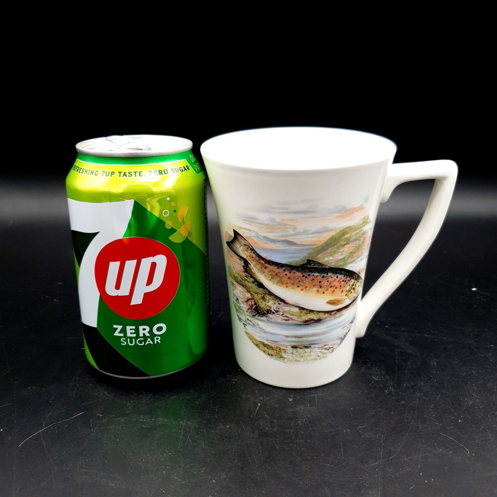photo furniture Portmeirion Compleat Angler Fern Trout Gillaroo No. 4 Mug 1981+ Scarce Fishing