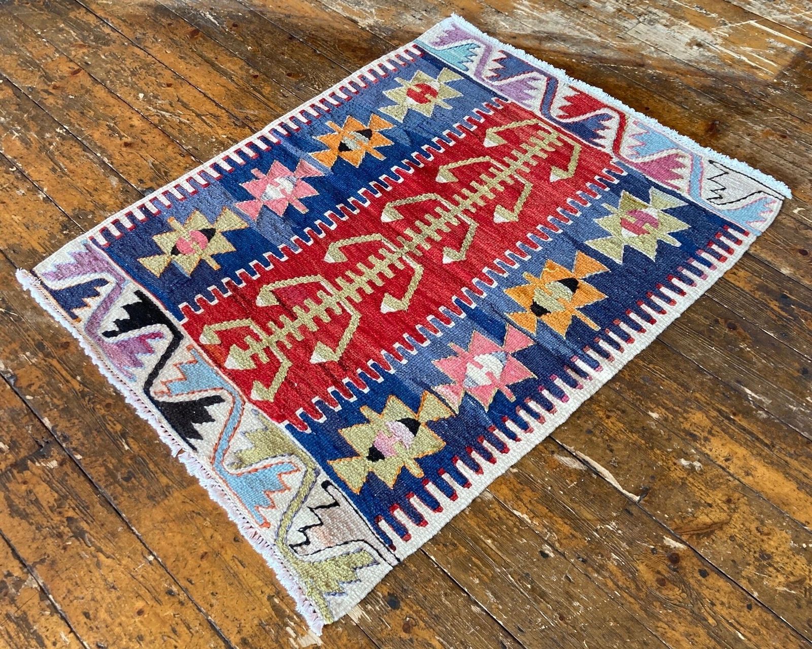 Vintage Anatolian Kilim 1.08m X 0.86m photo 330.0
