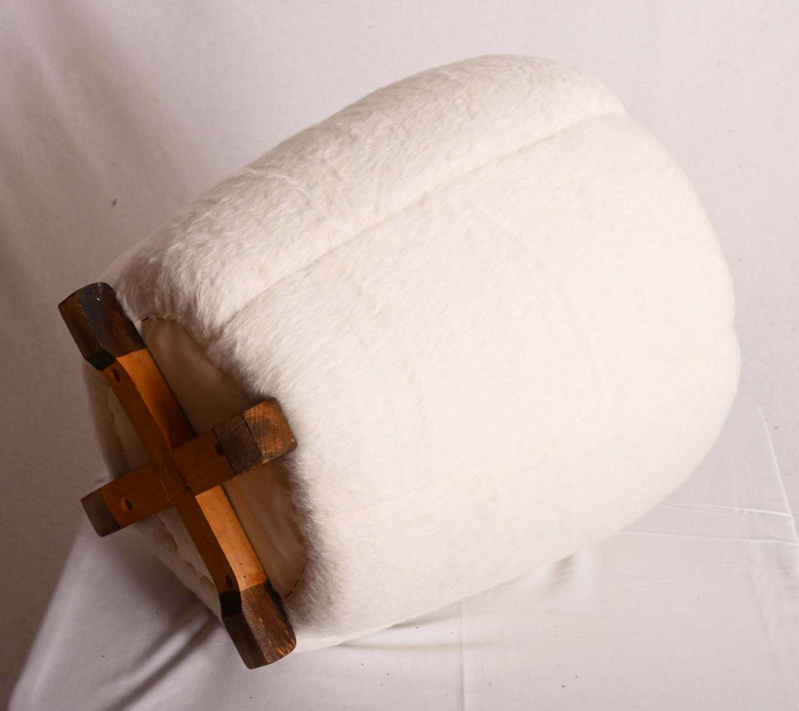 Art Deco kruk ottoman, voetenbank van Jindrich Halabala photo 1453.0