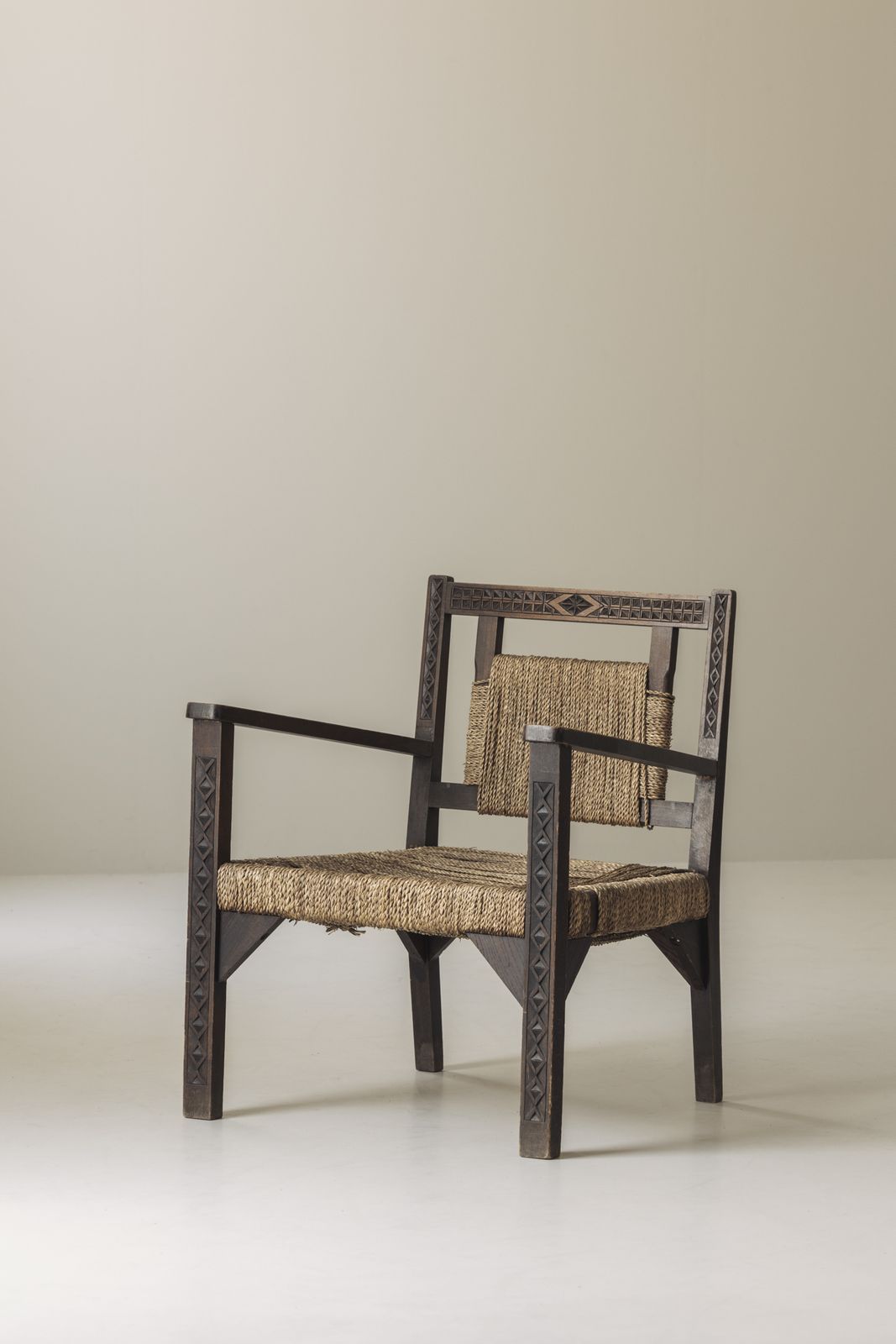 Franse Modernistische Fauteuils in de Stijl van Francis Jourdain, jaren 1940 photo for sale