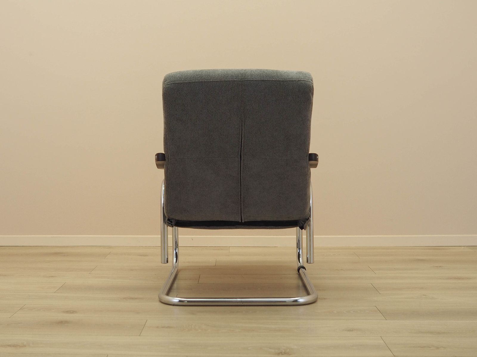Italian Lounge Chair With Adjustable Backrest, Beech Armrests, 1970s photo buy
