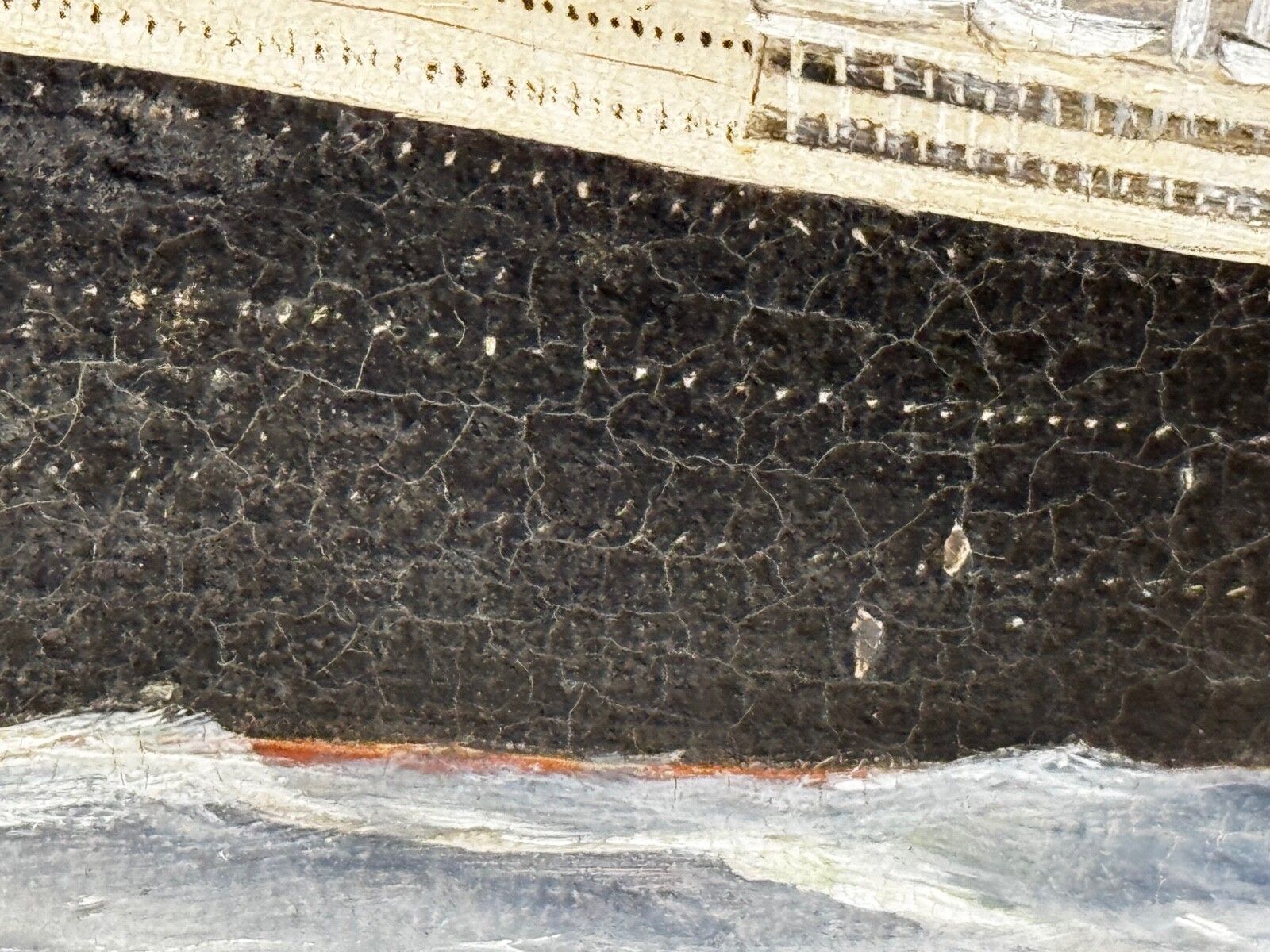 photo vinterior Mid Century Marine Artwork Rms Lusitania Cunard Ocean Liner Marine Oil Painting Captain Turner 1915