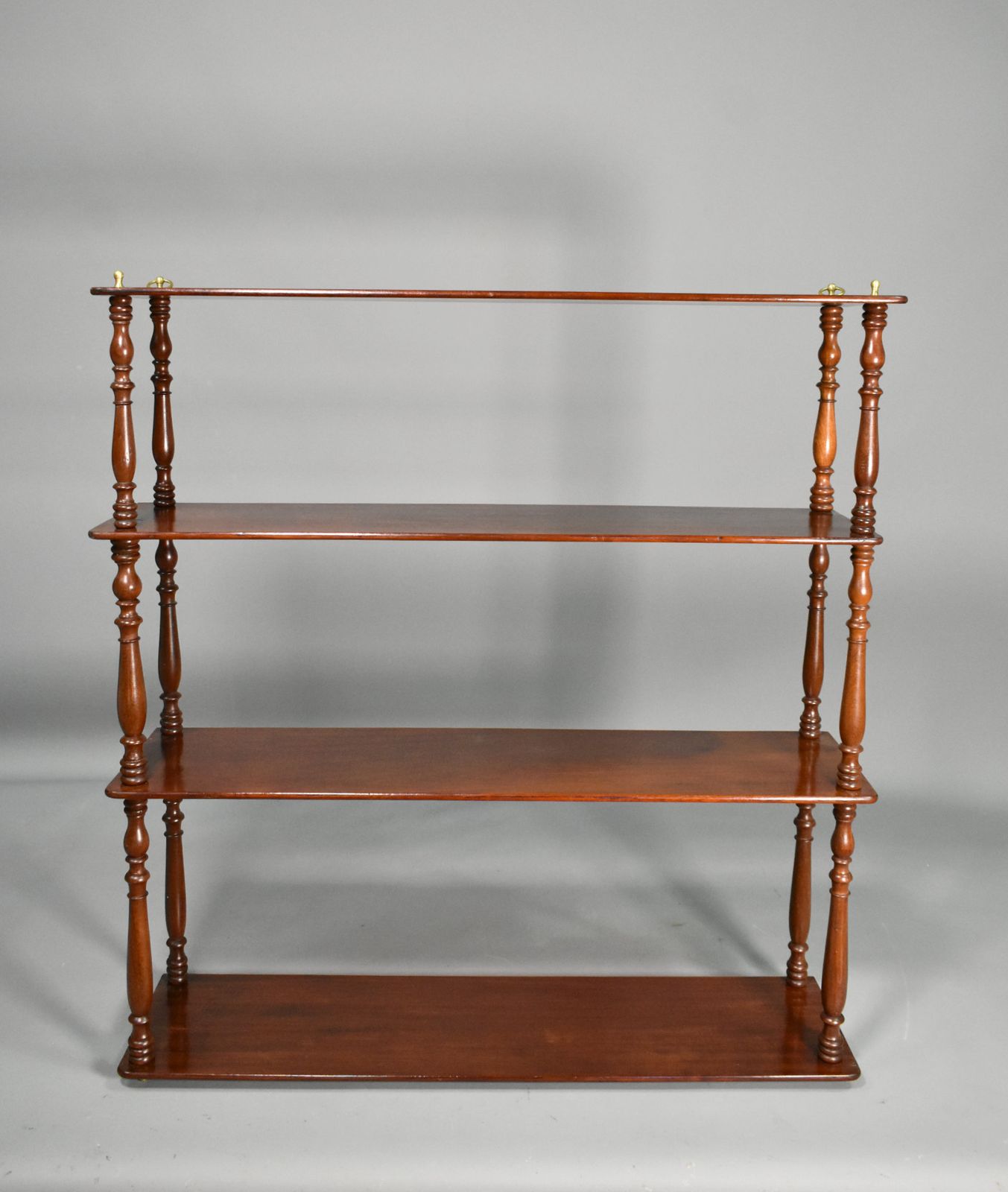photo for sale French Mahogany Wall Shelf / Etagère, Napoleon III, 19th Century