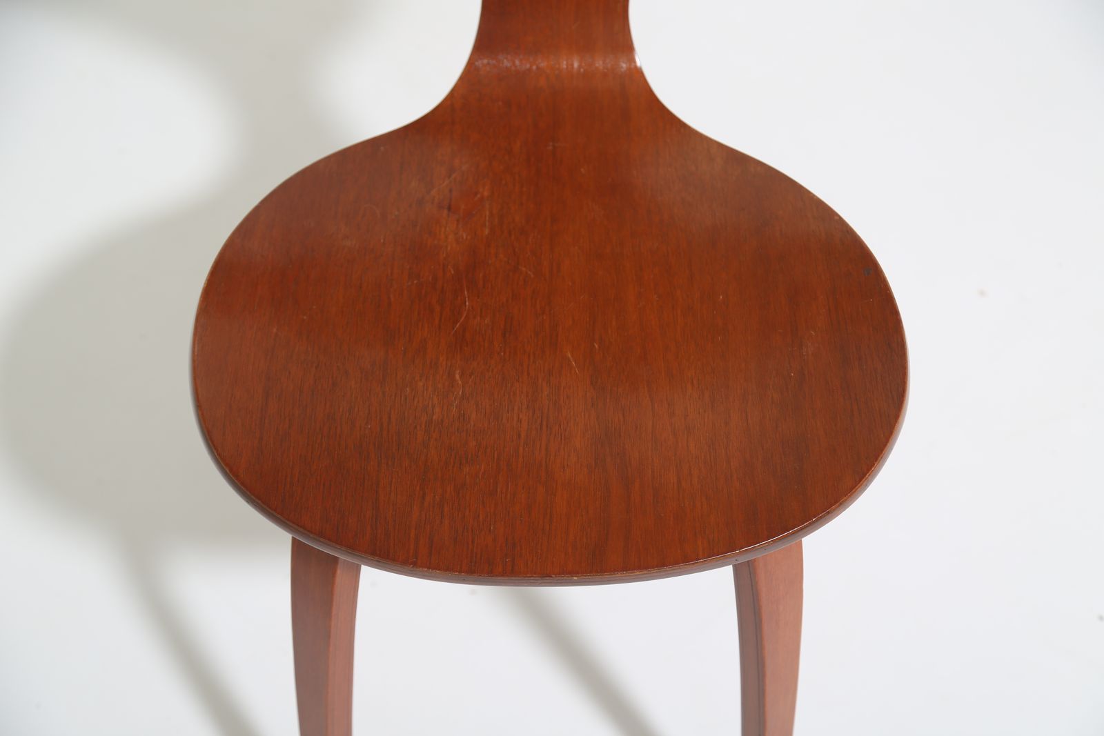 Mid-Century Modern walnootfineer zijstoel toegeschreven aan Norman Cherner voor Plycraft, jaren 1960 photo 625.0