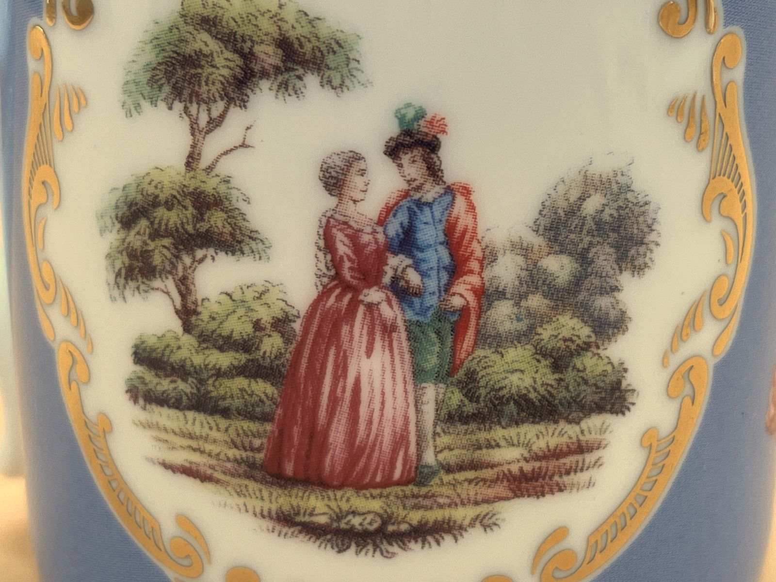 Wedgwood China Archive Collection Rendezvous Design kleine mok in originele doos. photo vintage