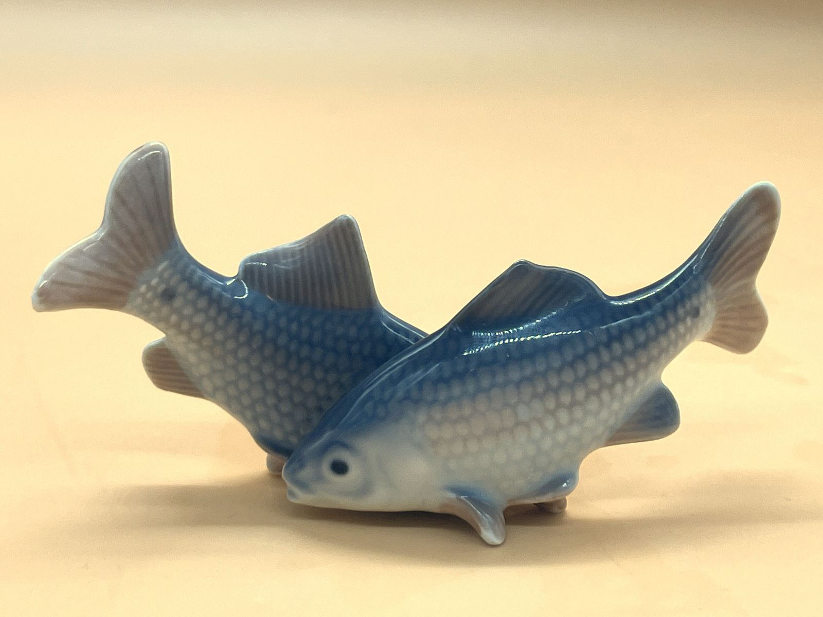 Royal Copenhagen Porcelain Minnows / Fishes Figurine. No. 2870. photo for sale